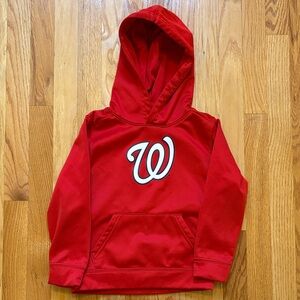 Genuine Merchandise Kids Red Hoodie with Logo - Washington Nationals